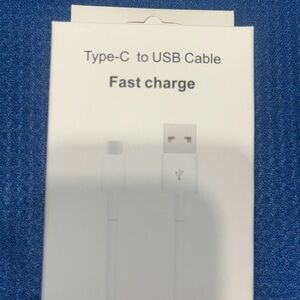 Type-C to USB Fast Charge Cable